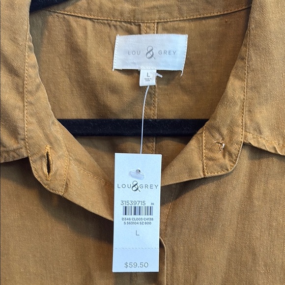 Lou & Grey Sleeveless Button Up Shirt - Picture 2 of 3